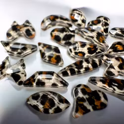 Leopard Print Nail Charms
