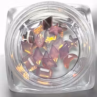 Frosted Peach Nail Charms