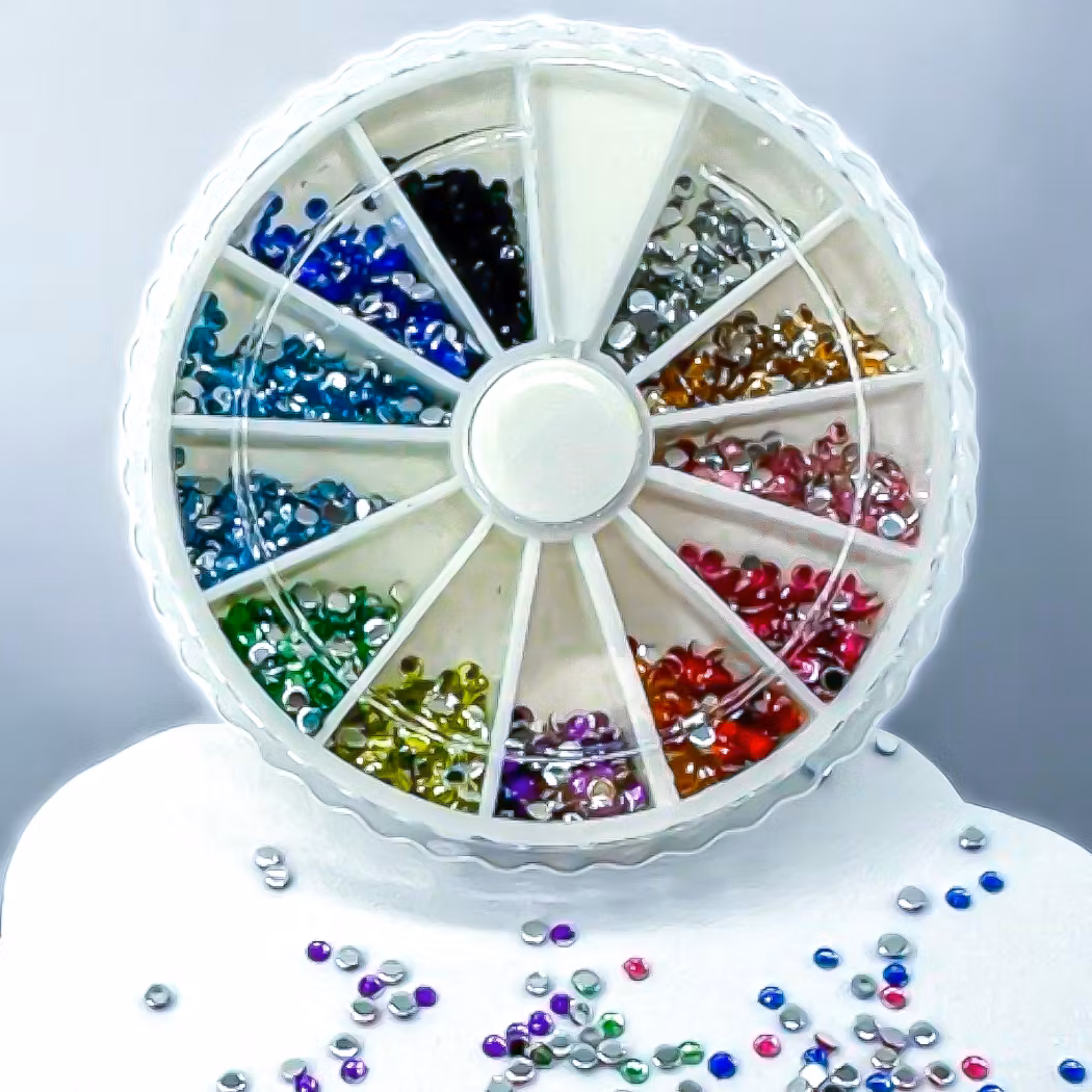 Rhinestone Round Carousel - 1200st