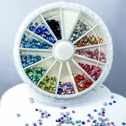 Rhinestone Round Carousel - 1200st