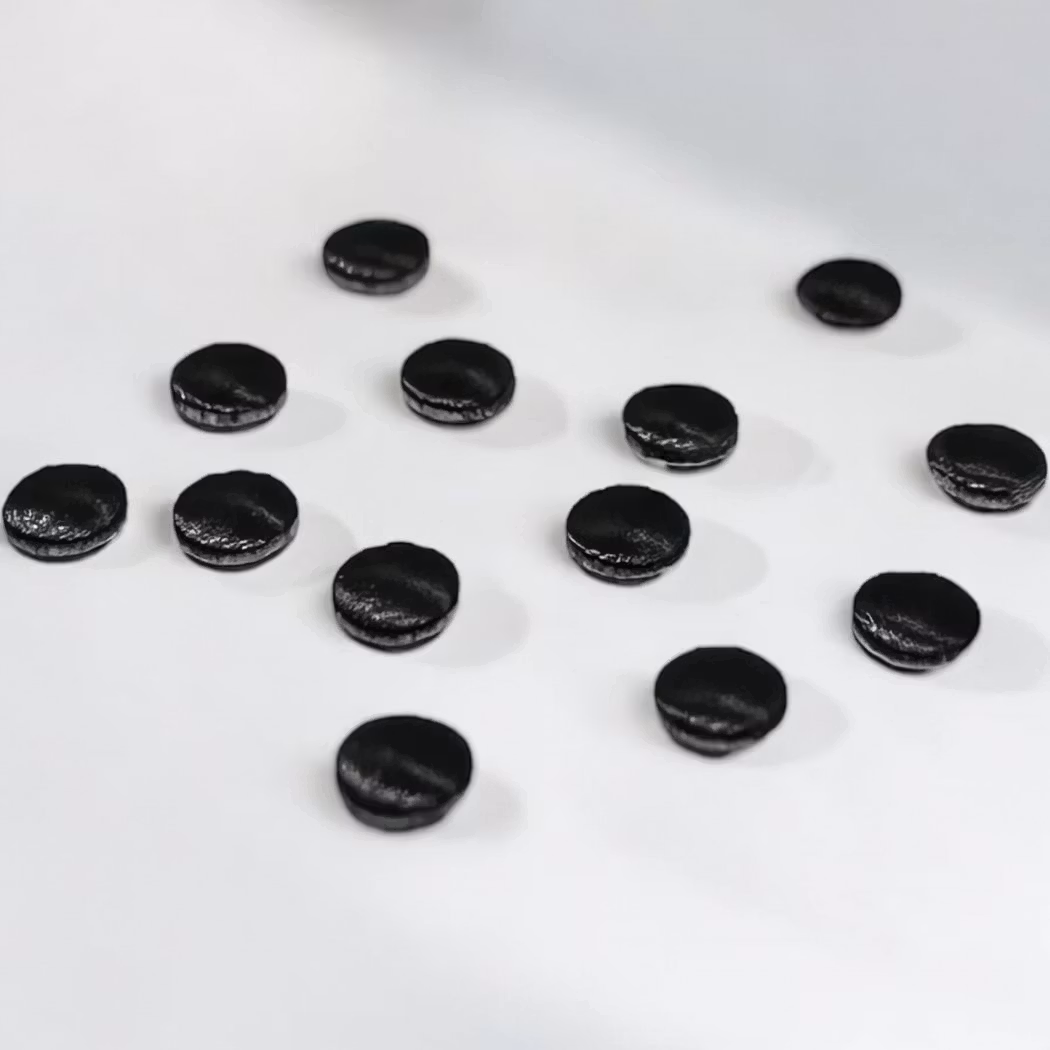 Metal Studs - Black 1,5 mm