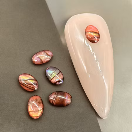 Snäckor röd 2*7mm 6 st