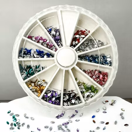 Rhinestone Oval Carousel - 1200st