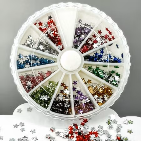 Rhinestone Star Carousel - 1200st