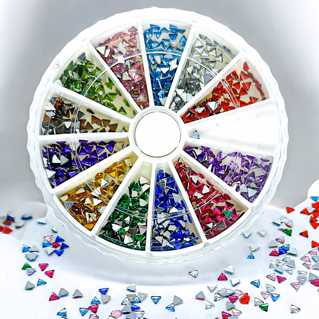 Rhinestone Triangle Carousel - 1200st
