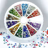 Rhinestone Triangle Carousel - 1200st