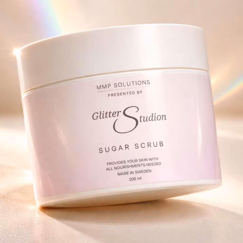 GlitterStudions Sockerskrubb VANILJ