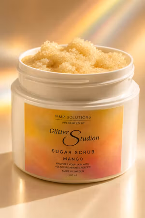 GlitterStudions Sockerskrubb MANGO