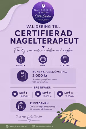 Kunskapsbedömning – Validering till Certifierad Nagelterapeut