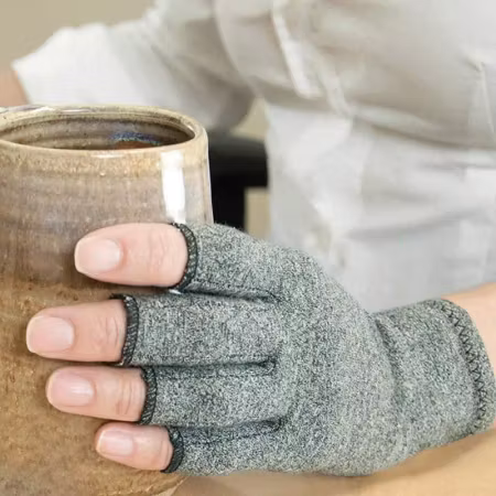 Fingerløse kompresjonshansker (2 stk.)