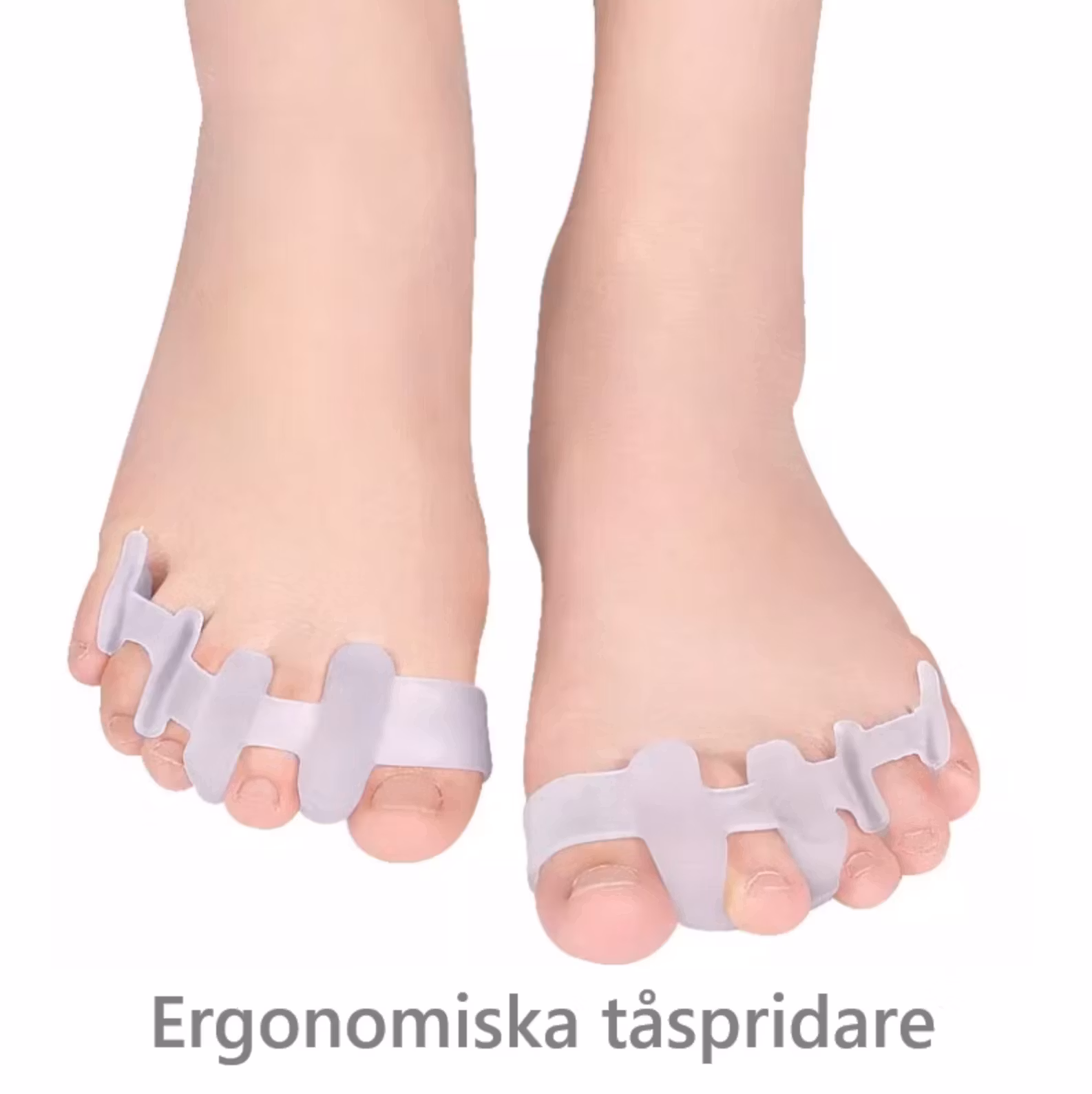 Hallux valgus tåspreder (stor avstand, 2 stk)