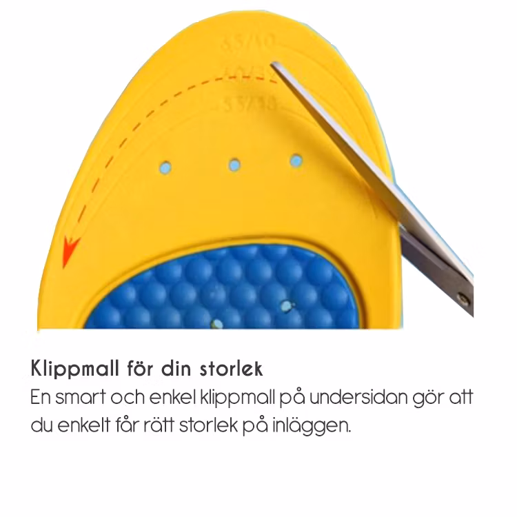 Skoinnlegg med hælpute