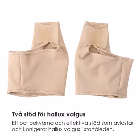 Hallux valgus-støtte (2 stk)