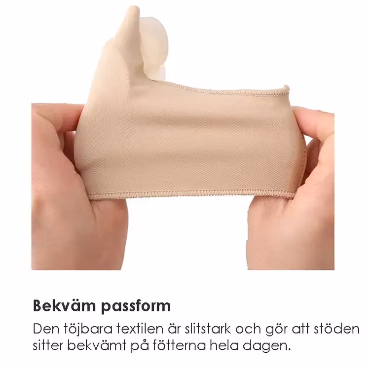 Hallux valgus-støtte (2 stk)