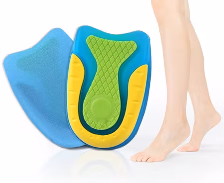 Hælinnlegg for hælspore
