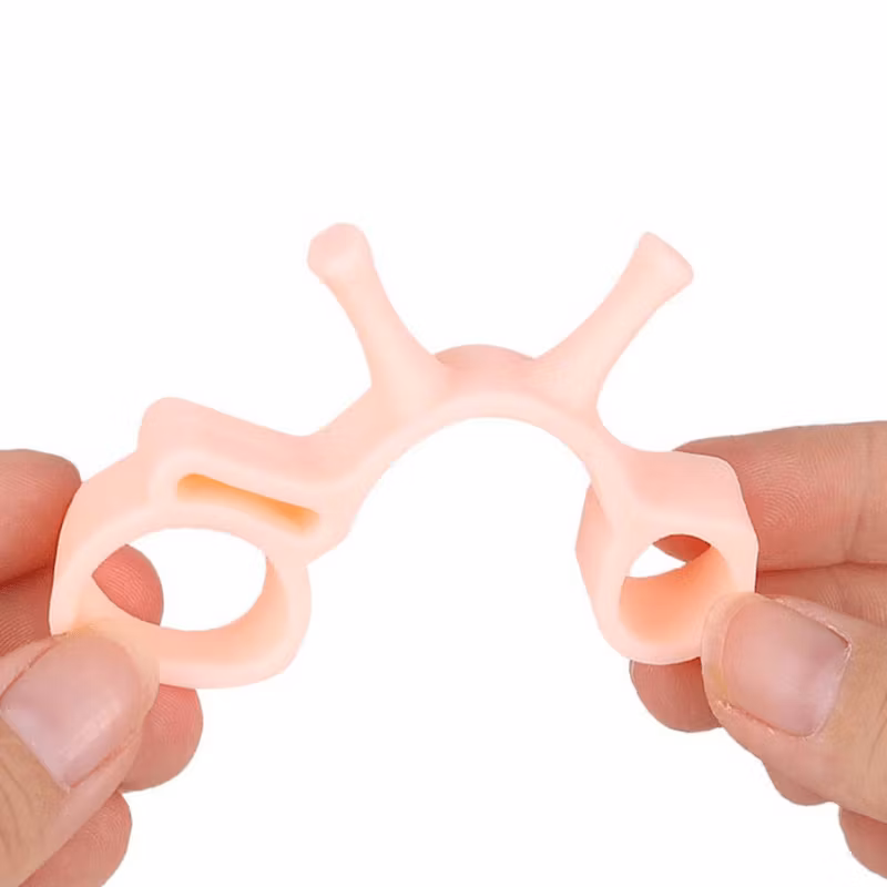Tåspreder for hammertå og hallux valgus (2 stk)