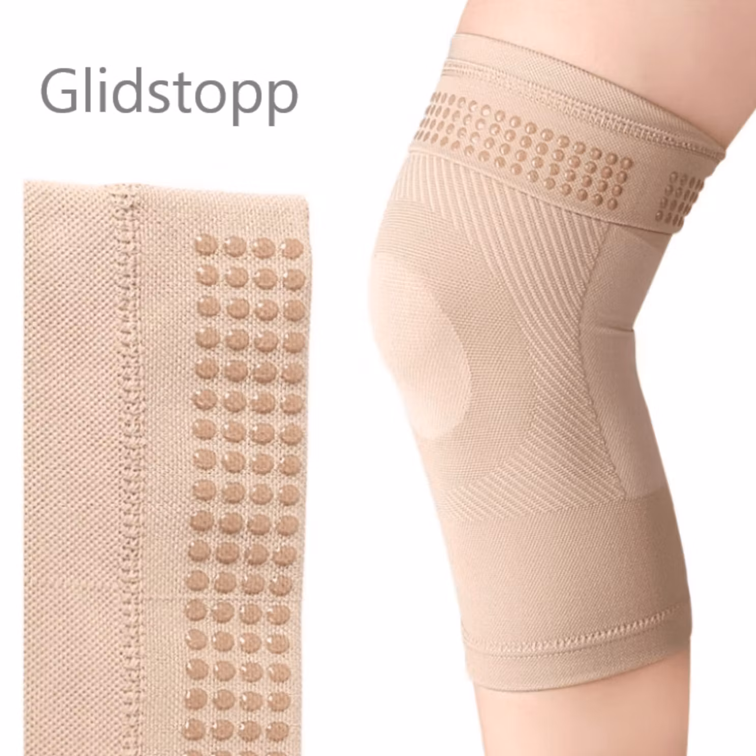 Knestøtte med elastisk komfort (1 par)