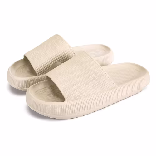 Støtdempende Cloud Slippers (beige)