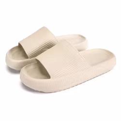 Støtdempende Cloud Slippers (beige)