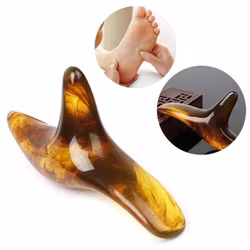 Shiatsu Gua Sha-massasjestein - lindrer fotsmerter og stimulerer blodsirkulasjonen