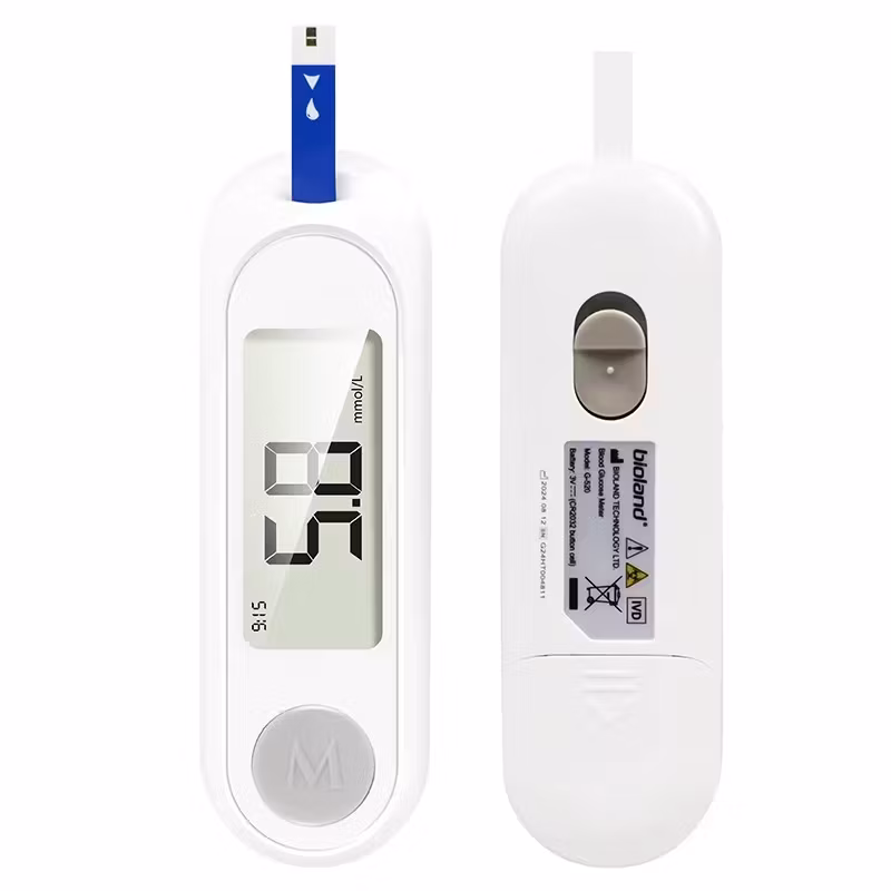 Blodsukkermålesett - Diabetestestsett med 50 teststrimler og raske resultater