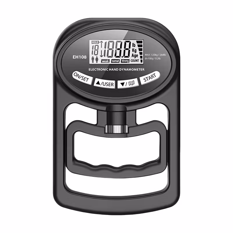 Rehab Grip Strength Monitor - USB og LCD-skjerm for håndtrening