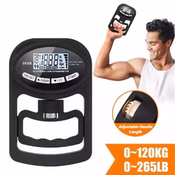 Rehab Grip Strength Monitor - USB og LCD-skjerm for håndtrening