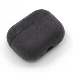 Alcantara Fodral för Apple Airpods 2 Pro Svart
