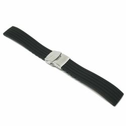 Klockarmband gummisvart