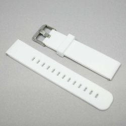 Klockarmband Gummivit 2-delat