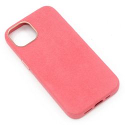 iPhone 13 Alcantara Magsafe Fodral Rosa