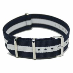 Nato strap Blå/vit