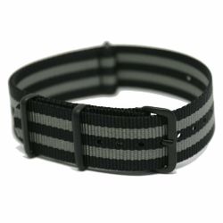 NATO Strap PVD Svart/grå