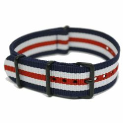 Nato strap PVD Blå/Vit/Röd