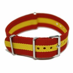 NATO Strap 20MM Röd/gul