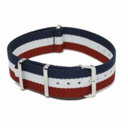 Nato strap Röd/vit/blå