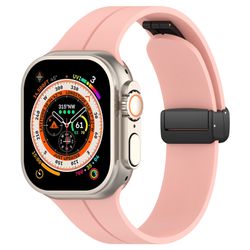 Gummiband till Apple Watch Svart 38/40/41mm Rosa