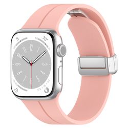 Gummirem till Apple Watch Stål 42/44/49mm Rosa
