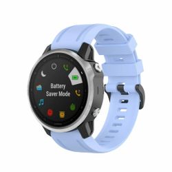 Garmin Quickfit 20mm gummirem Ljusblå