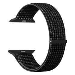 Svart nylonrem till Apple Watch 42/44/45/49mm