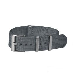 Ribbad Nato Strap Grå