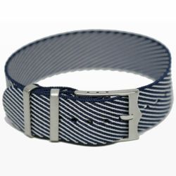 Twillrem 22MM Blå/vit
