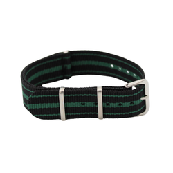NATO Strap forest - Svart / grön
