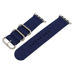 Nato strap i marinblått för Apple Watch (42-44 mm)