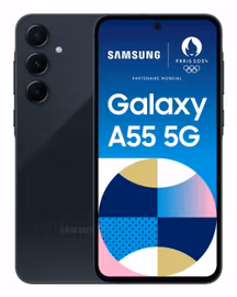 Samsung Galaxy A55, 128GB, Midnattsblå