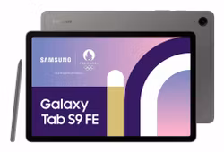 Samsung Galaxy Tab S9 FE, Grå, Bokomslag Tangentbord