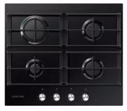Samsung NA64H3010AK/ET Häll, Svart, Inbyggd Gasspis, 4 zoner