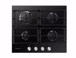 Samsung NA64H3000AK Svart, Inbyggd 60 cm Gasspis, 4 zoner