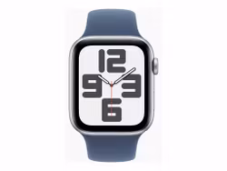 Apple Watch SE GPS 44 mm Blå/Silver