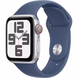 Apple Watch SE 40mm GPS+Cellular Blå/Silver